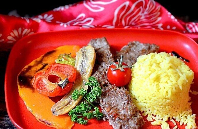 Вкусный арабский обед с янтарным рисом за 30 минут