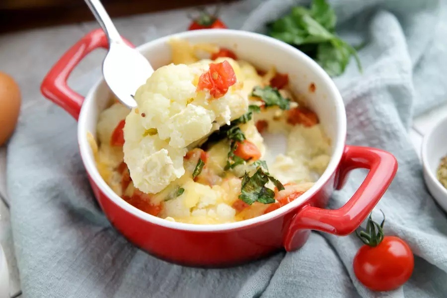 Легкая запеканка из цветной капусты для всей семьи