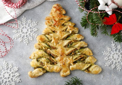 Пирог-елочка с рыбой и зеленью: удивительное украшение для праздничного стола