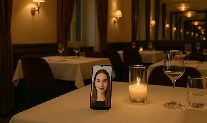 Кафе для свиданий с искусственным интеллектом: новинка в Нью-Йорке