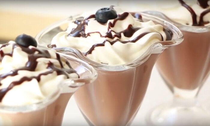 Легкий шоколадный пудинг за 15 минут: готовим вместе