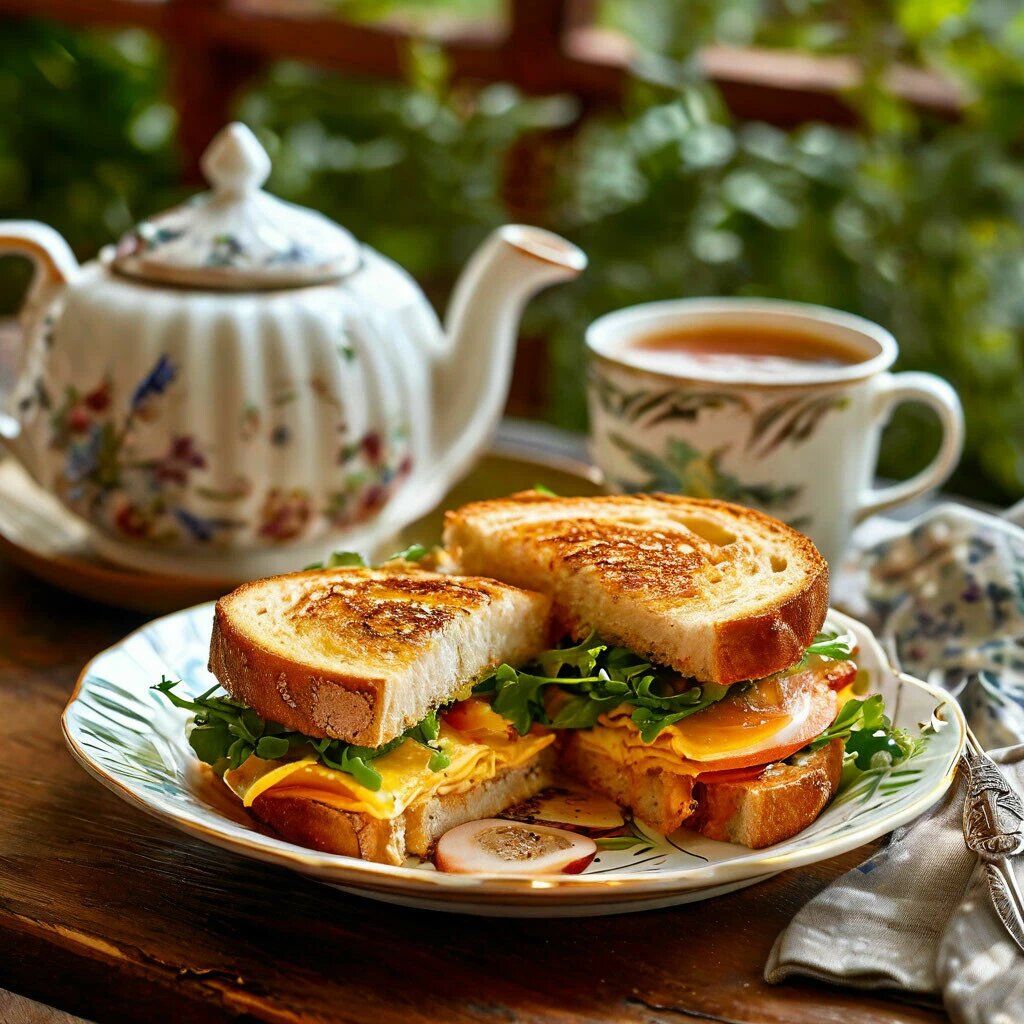 Уютный вечер с горячим бутербродом и чаем: простой рецепт на каждый день