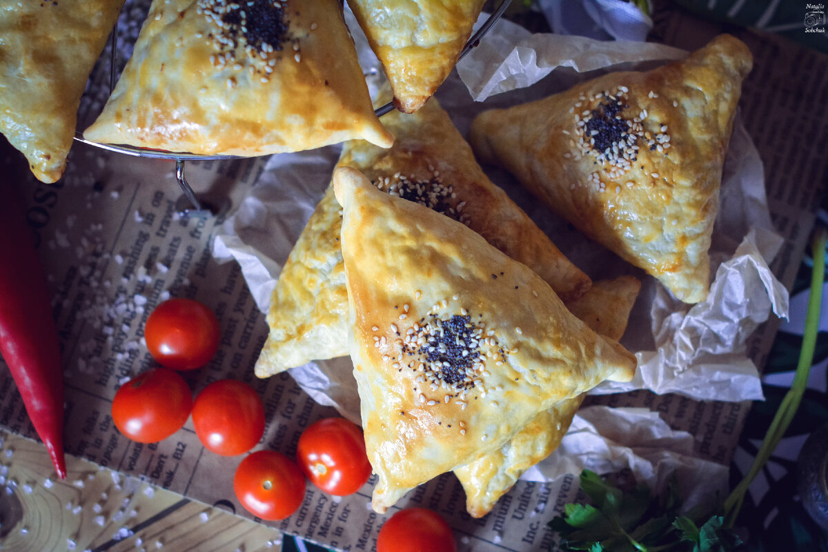 Секреты хрустящей самсы с мясом и картошкой