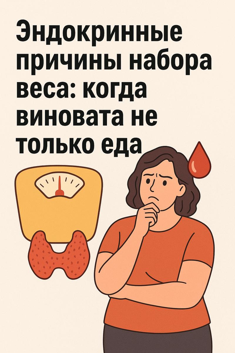 Когда гормоны становятся причиной лишних килограммов