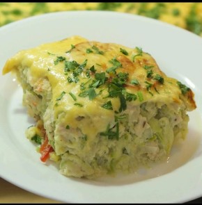 Как сделать идеально нежную запеканку из кабачков и курицы
