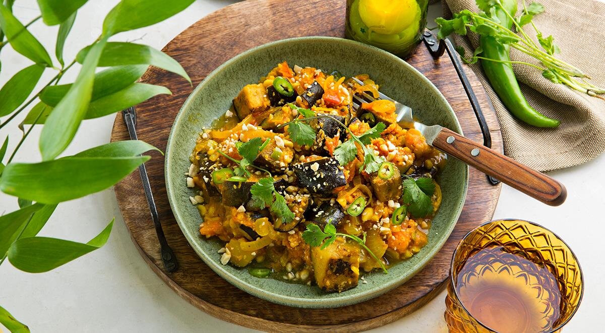 Откройте для себя яркий вкус карри из баклажанов: рецепт из южной Индии
