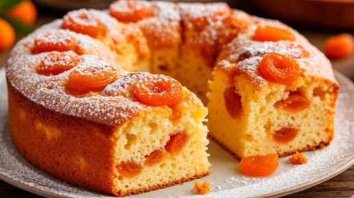 Необычный творожный манник с курагой: яркий акцент для семейного чаепития