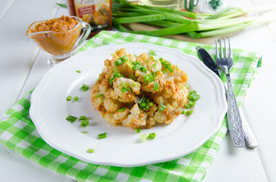 Вкусная цветная капуста с томатным соусом