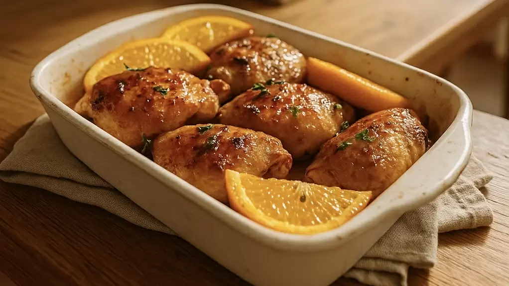 Курочка с цитрусовым шиком