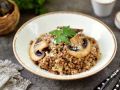 Ризотто из гречки с грибами