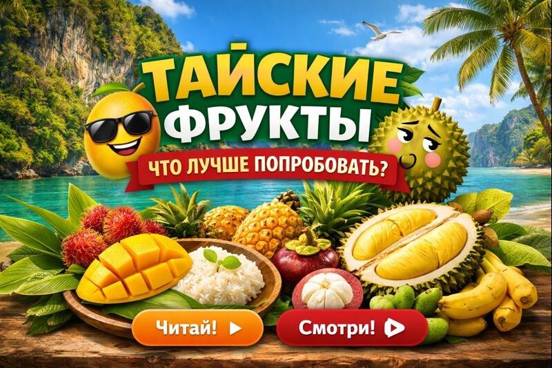 Фруктовый рай Таиланда: гастрономическое приключение